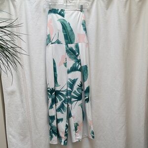 Tropical Print Jumpsuit